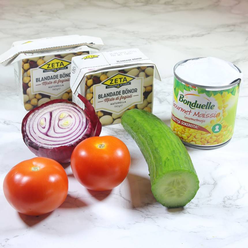 1. Ta fram alla ingredienserna.